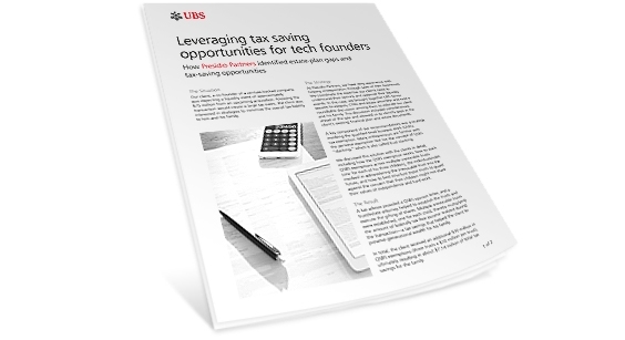 Leveraging tax saving opportunities for tech founders